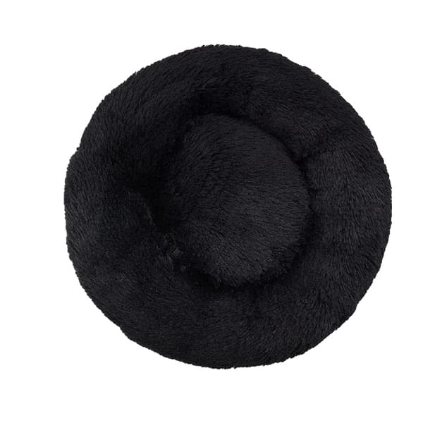 Hundeseng, blødt materiale, varmt design,sort, 100cm