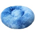 Miniatyrbild 2 av 2: Pet Bed, Mysig Plysch, Andningsbart Material,regnbågsblå 2, 40cm