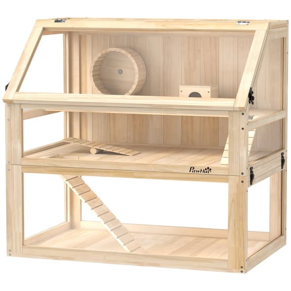 Hamsterbur, 80x50x76 cm, Naturtræ