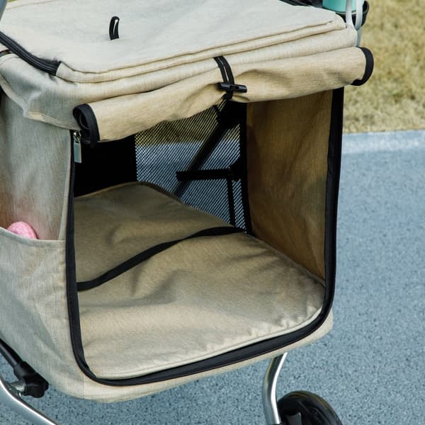 Hundvagn, 80x48.5x106 cm, Khaki
