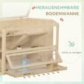 Miniatyrbillede 7 af 9: Lille Dyrebur, 115x60x55 cm, Naturligt Træ