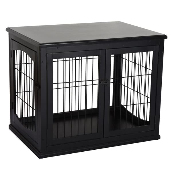 Hundehus, Hundehytte, 81x58.5x66 cm, Sort