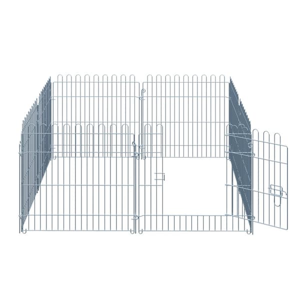 Fristående inhägnad, 63x60 cm, Silver
