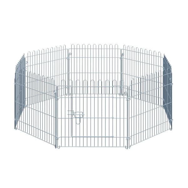 Fristående inhägnad, 63x60 cm, Silver