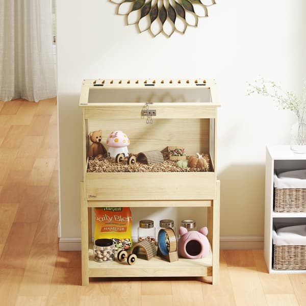 Hamsterbur, 83.2x50x103 cm, Naturtræ