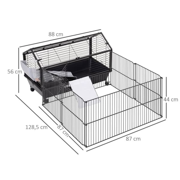 Lille Dyrebure, 88x128.5x56 cm, Sort