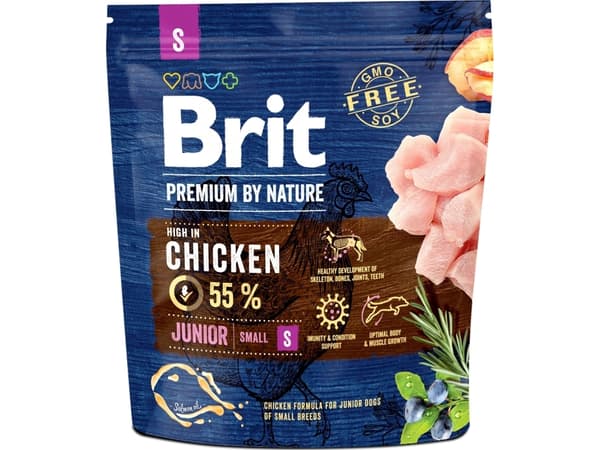 Brit Premium By Nature Junior S Small 1kg
