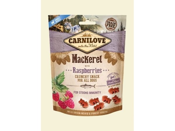 Carnilove Przysmak Dog Snack Fresh Crunchy Mackerel+Raspberries 200g