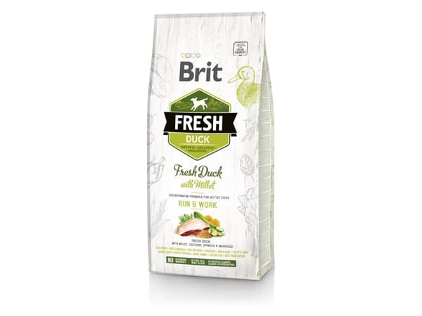 Brit Fresh RUN & WORK, Adult (animal), Ankka, 2,5 kg