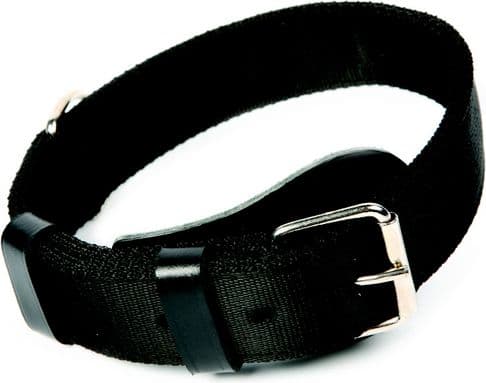 Dingo spesialkrage laget av tape 4 cm x 70 cm (55-65 cm) svart