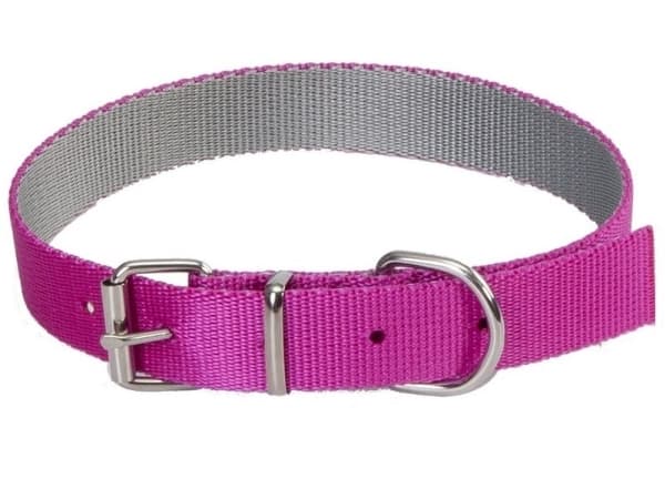 Dingo Energy Silver halsband rosa 1.0/35cm