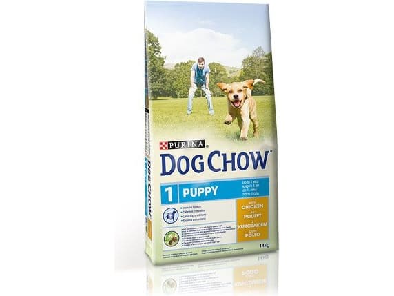 Purina Dog Chow Puppy, Valp, Kyckling, 14 kg, Alla raser, Motverkar matsmältningsproblem, Allmän hälsa, Höft och led, 28%