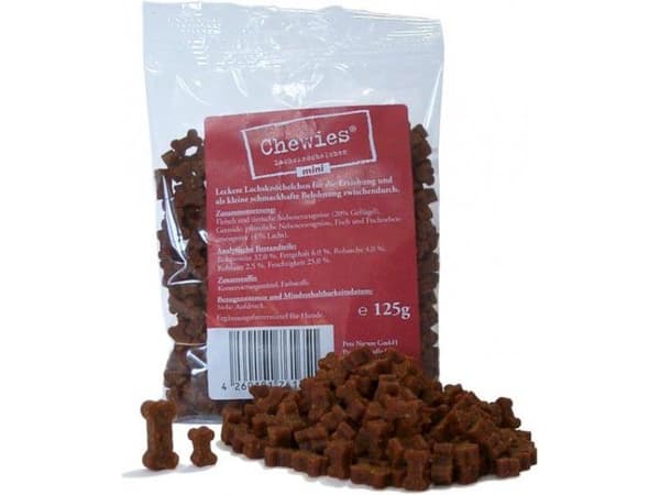 Chewies lakseterninger MINI 125g