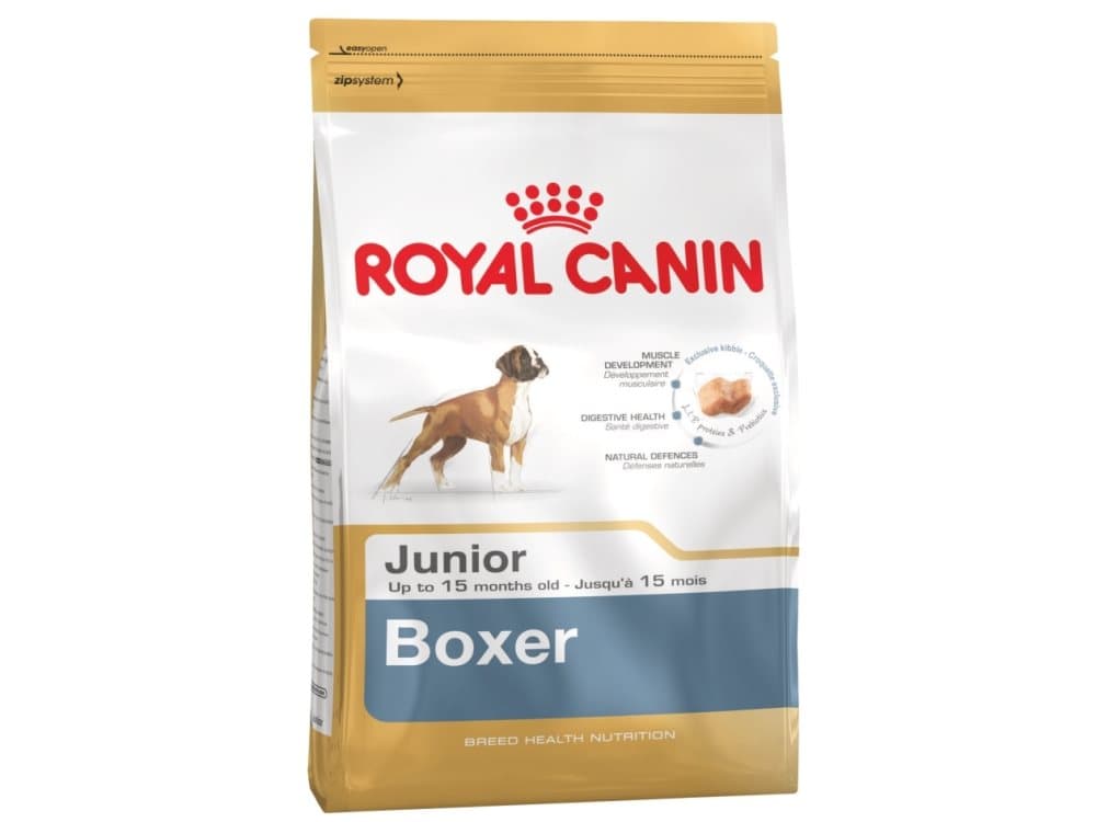 Royal Canin Boxer Junior, Valp, Höns, Ris, 12 kg, Boxershorts, Maxi (26 - 44 kg), Vitamin A,Vitamin B1,Vitamin B12,Vitamin B2,Vitamin B3,Vitamin B5,V