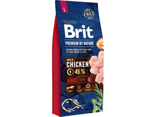 Brit 8595602526468, Vuxen, Maxi (26 - 44 kg), Kyckling, 15 kg