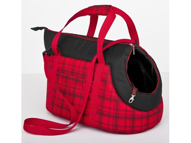 HOBBYDOG R1 RED CHECKED BAG