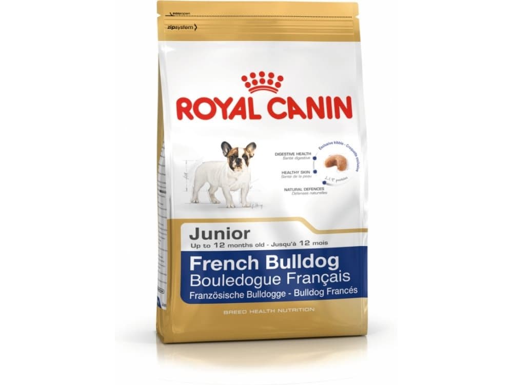Royal Canin French Bulldog Junior, Valp, Höns, Ris, Grönsaker, 1 kg, Fransk bulldog, Medium (11 - 25 kg), Vitamin A,Vitamin B1,Vitamin B2,Vitamin B3,