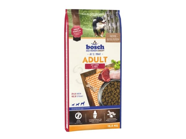 Bosch 52050015 torrfoder för hund 15 kg Adult Lamm, Ris