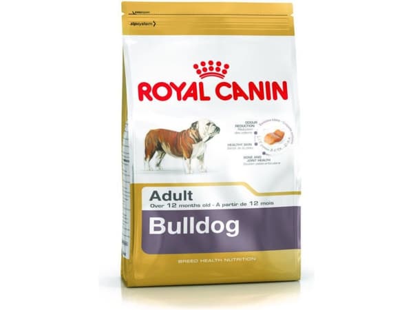 Royal Canin Bulldog Adult, Aikuinen, Bulldog, Keskikokoinen (11 -25 kg), Siipikarja, Riisi, 12 kg