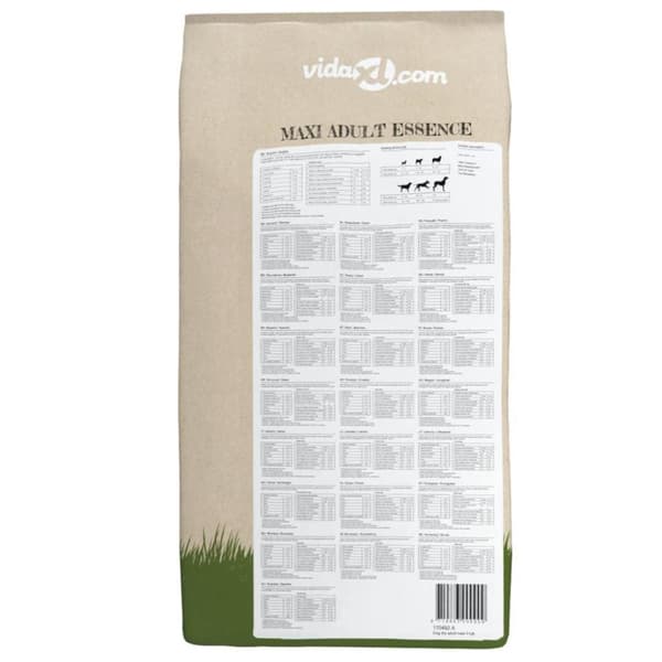 vidaXL Premium Hundmat torr Maxi Adult Essence Beef&Chicken 2 st 30 kg
