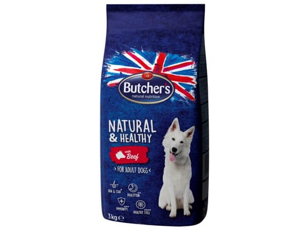 Butcher''s Pet Care Natural&Healthy 10 kg, Voksen, Storfekjøtt, 10 kg, Glutenfri