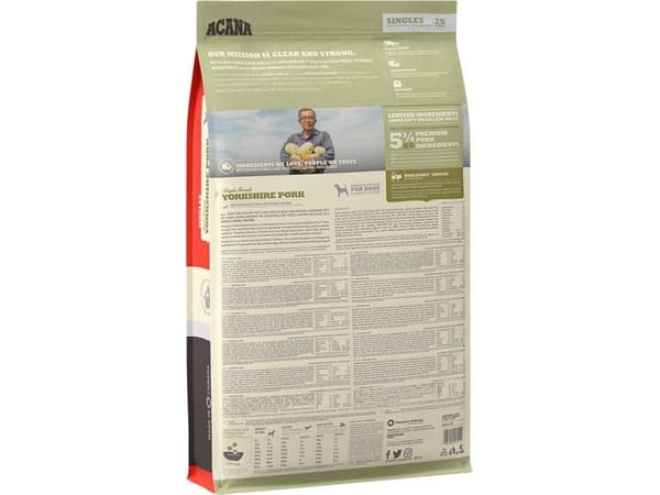 Acana Singles Yorkshire fläskkött 11,4 kg