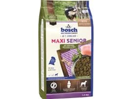 Bosch Hundefutter Maxi Senior Geflügel, 1er Pack (1 x 12.5 kg), Senior, Fjærfe, Ris, 12,5 kg