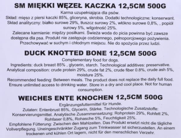 Maced Pehmeä solmu ankan kanssa 500g