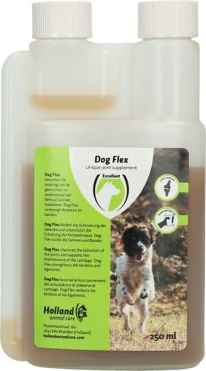Dog Flex er perfekt til smøring af fleksible led og til stærke sener, knogler og ledbånd!