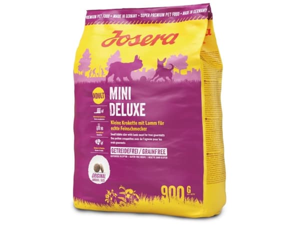 Josera MiniDeluxe, Voksen, Mini (5 - 10kg), X-small (< 4kg), Lam, Søtpotet, 900 g, Laktosefri