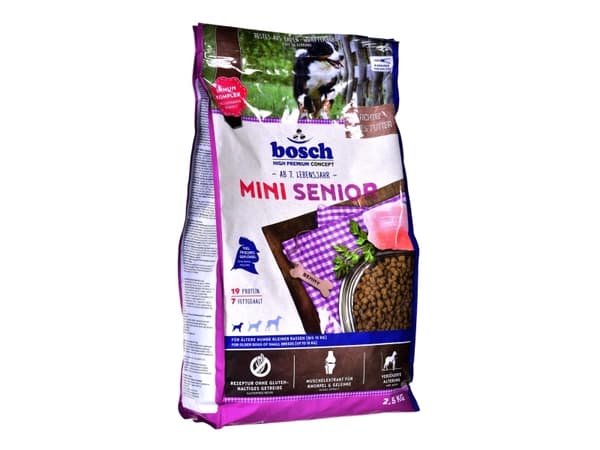 BOSCH Mini Senior - torrfoder för hundar - 2,5 kg