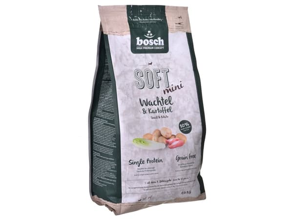 bosch Tiernahrung 4015598018463, Aikuinen, Pieni (5 - 10 kg), Peruna, Viiriäinen, 1 kg