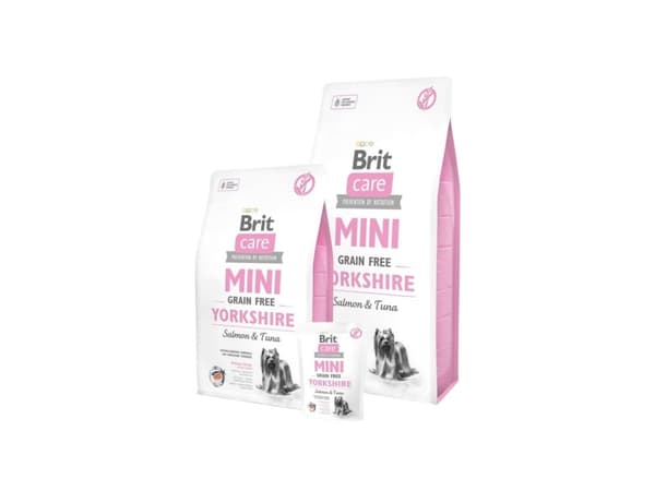 Brit Care Mini Grain Free Yorkshire, Voksen, Yorkshire terrier, Laks, 7 kg