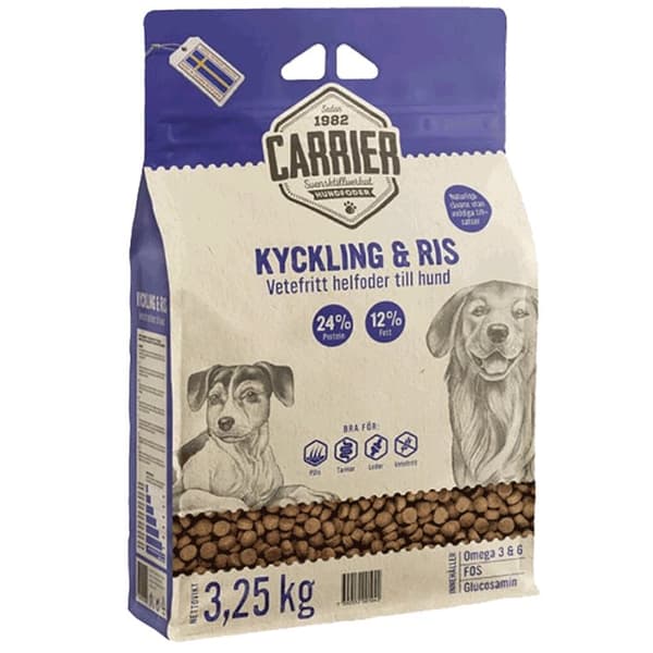 Carrier Kyckling & Ris 3,25 kg