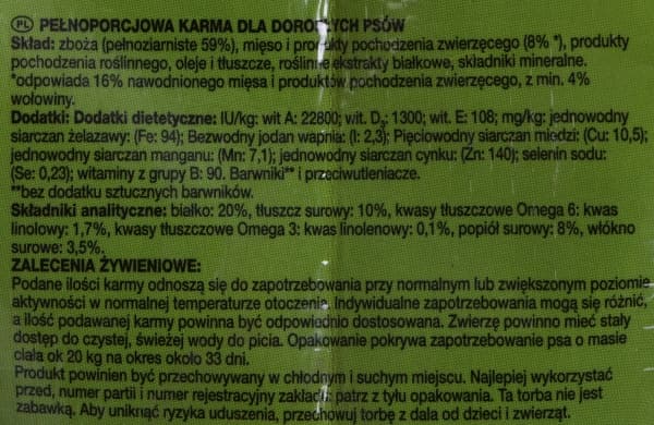PURINA Friskies Active - torrfoder för hundar - 10 kg
