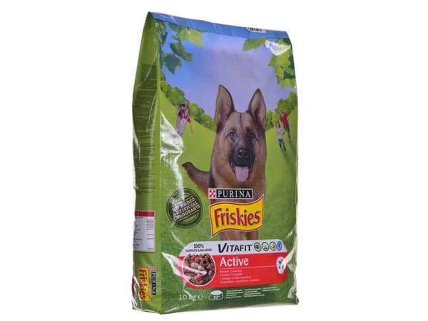 PURINA Friskies Active - torrfoder för hundar - 10 kg
