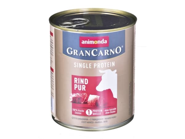 ANIMONDA GranCarno Single Protein smag: oksekød - 800 g dåse