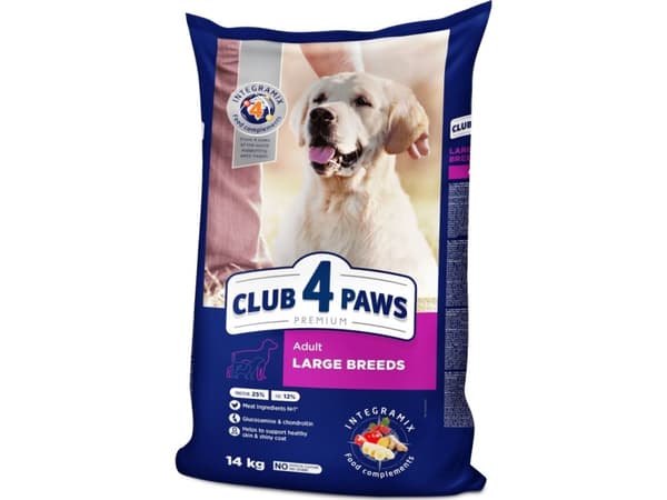 Cormotech Club 4 Tassut aikuisille suurille roduille 14 kg