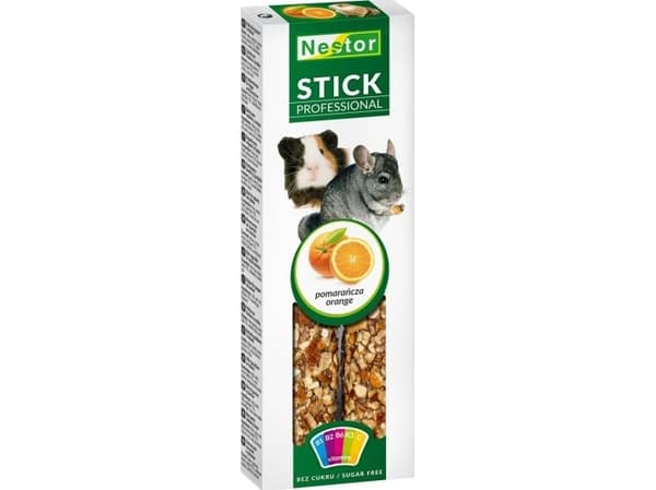 Nestor Premium pullo kaneille jyrsijöille 2 kpl Universal oranssi