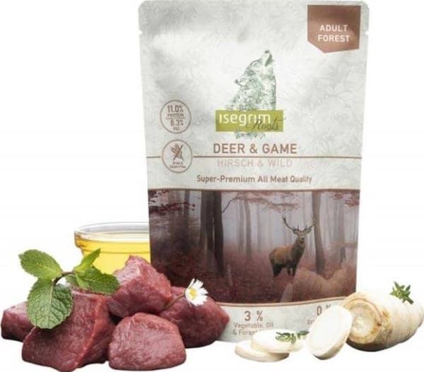 ISEGRIM Isegrim Adult Deer & Game wet food for young dogs, deer and