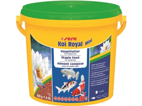 Koi Royal Mini 3.800 ml, granulat - pokarm postawowy dla Koi
