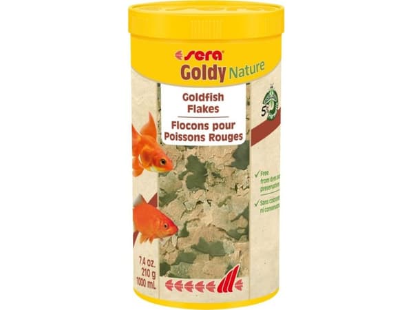 Sera Goldy Nature 10 l, flak - premium mat