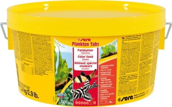 Plankton Tabs Nature 1,3 kg - fargeforbedrende mat i tabletter