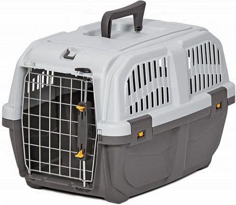 Trixie Skudo 1 transportlåda, XS: 30 × 32 × 49 cm, taupe/sand