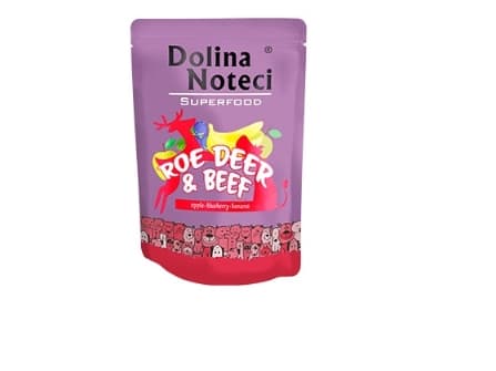 Dolina Noteci Superfood - Hjort og oksekød - vådfoder til hunde - 300 g