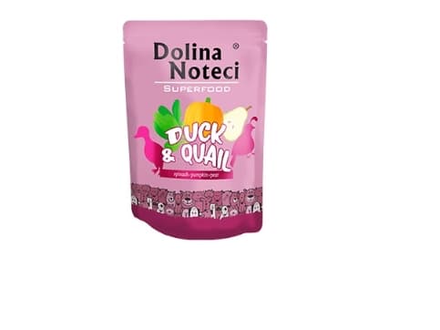 Dolina Noteci Superfood - And og vagtel - vådfoder til hunde - 300 g