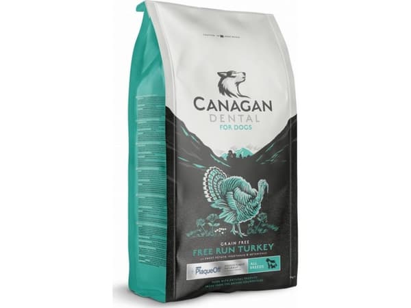 Canagan DENTAL-Free Run Turkey- keskikokoisille ja suurille koirille 6 kg