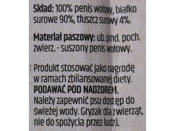 4DOGS - tuggummi med penis av nötkött - M