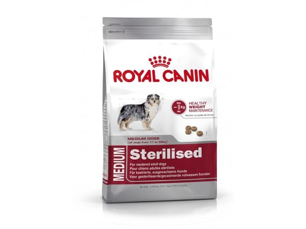 Royal Canin Medium Sterilised, Adult, Keskikokoinen (11 -25 kg), Maissi, Siipikarja, 3,5 kg