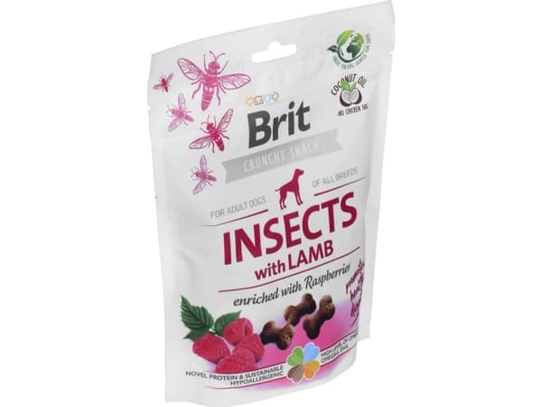 Brit Care koiran hyönteinen &amp; lammas välipala 200g